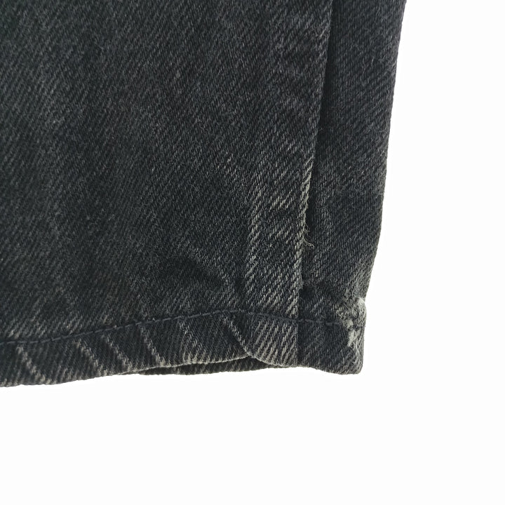 Levi's 550 Relaxed Fit Tapered Leg Black Denim Tapered Denim Pants Made in Canada Men's W29 equivalent / eaa403532