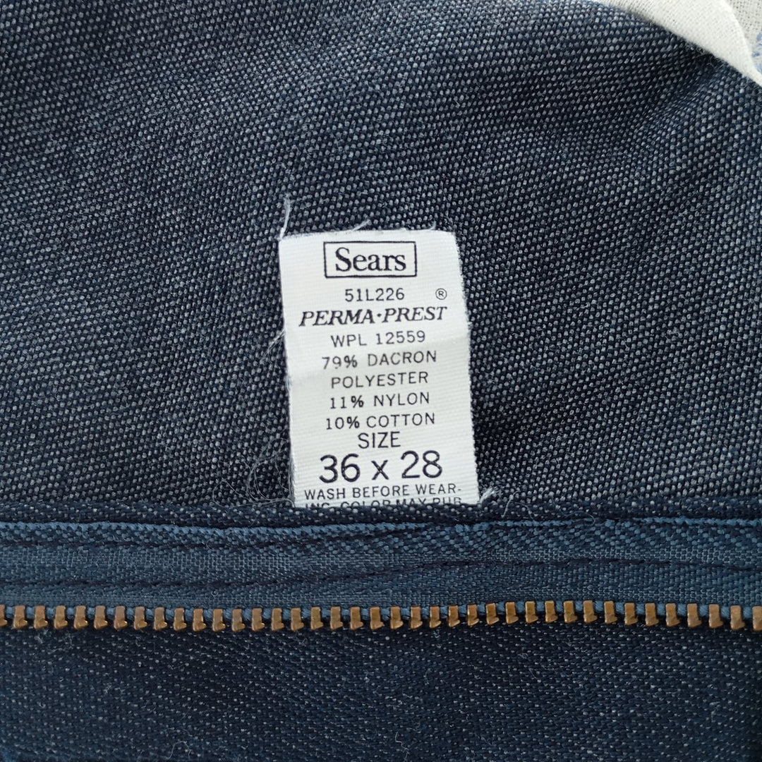 80'S Sears TOUGHSKINS Bat-dyed Denim Painter Pants Men's Vintage W36 / eaa403572