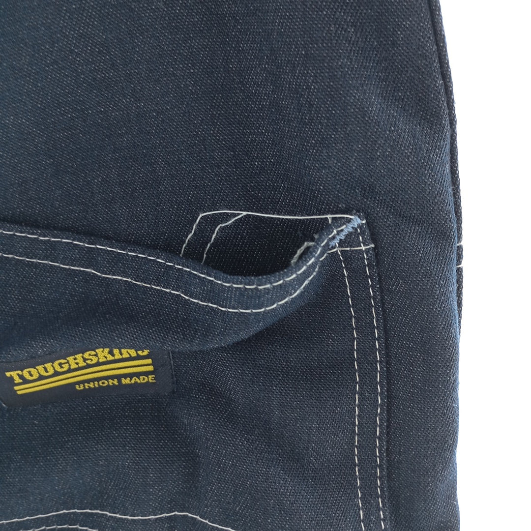 80'S Sears TOUGHSKINS Bat-dyed Denim Painter Pants Men's Vintage W36 / eaa403572