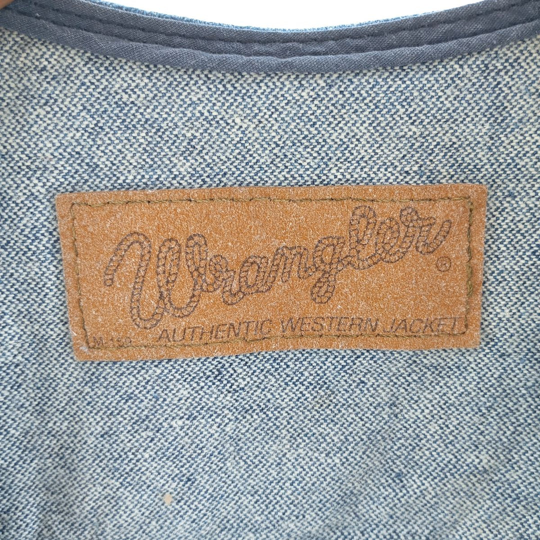 Vintage 80'S Wrangler denim vest, size L for men / eaa403592