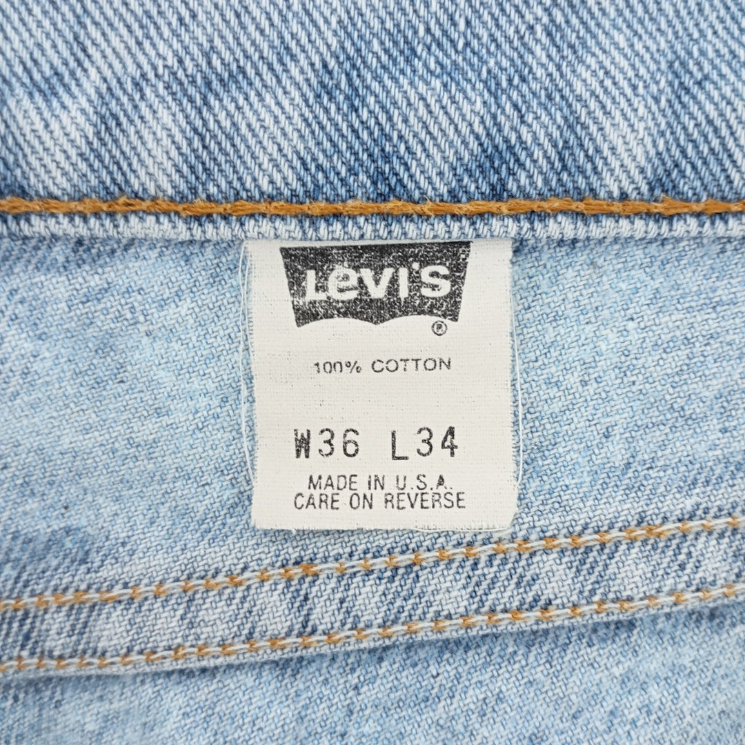 90'S Levi's 550 Tapered Denim Pants Made in USA Men's W36 Vintage /eaa403601