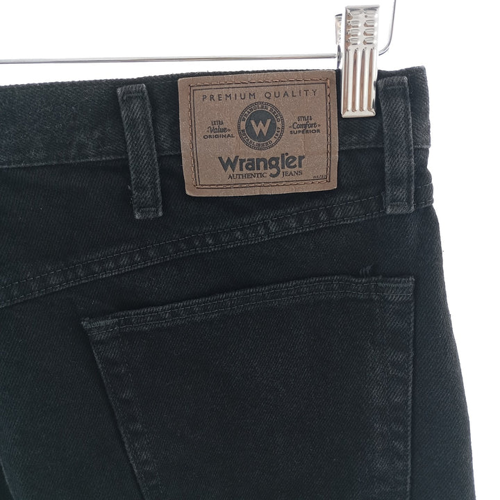 Wrangler Black Denim Straight Denim Pants Men's W36 / eaa403619