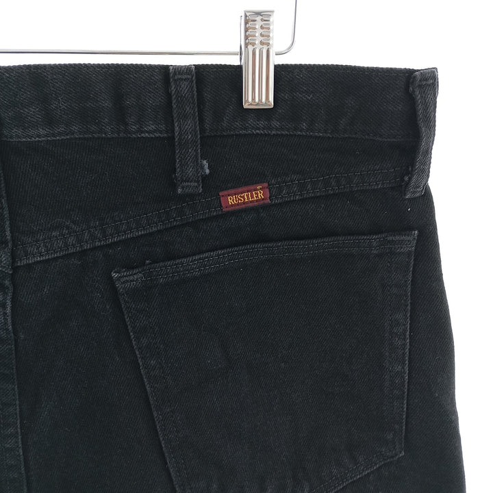 RUSTLER Black Denim Straight Denim Pants Men's W36 equivalent /eaa403622