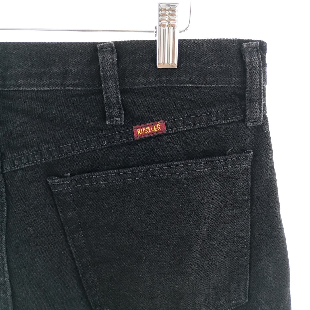 RUSTLER Black Denim Straight Denim Pants Men's W34 equivalent / eaa403628