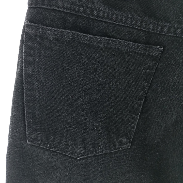 90'S Wrangler Black Denim Straight Denim Pants Made in USA Men's W35 Vintage /eaa403629