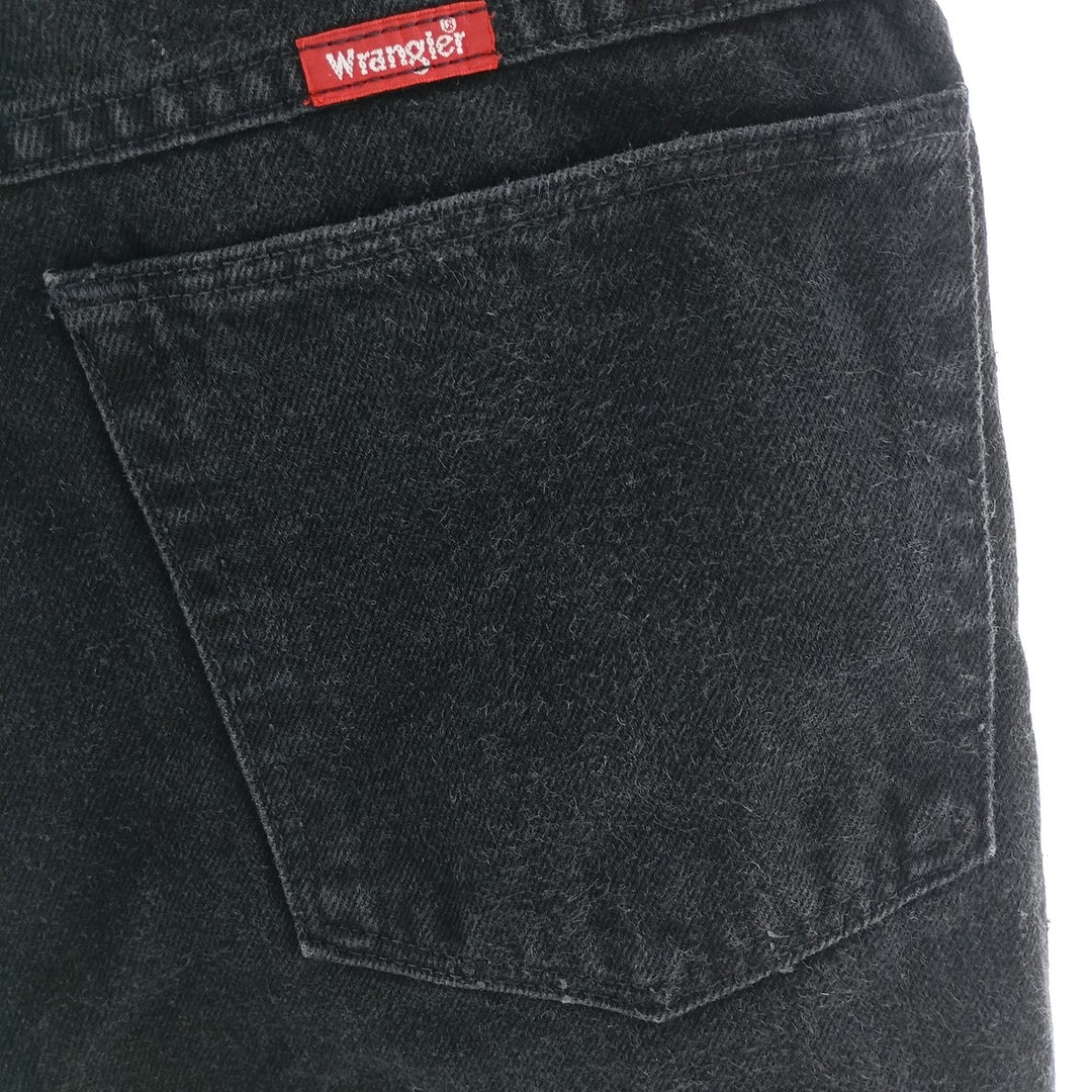 90'S Wrangler Black Denim Straight Denim Pants Made in USA Men's W35 Vintage /eaa403629