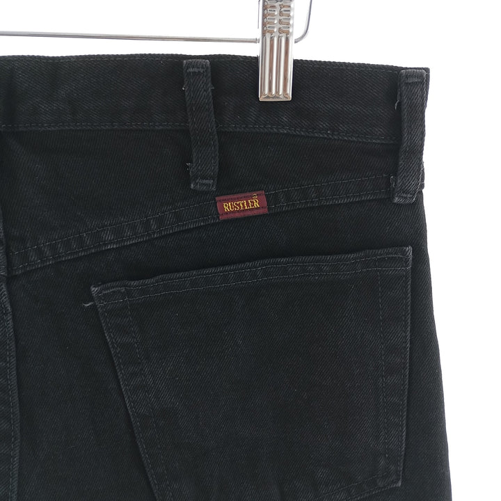 RUSTLER Black Denim Straight Denim Pants Men's W34 equivalent /eaa403634