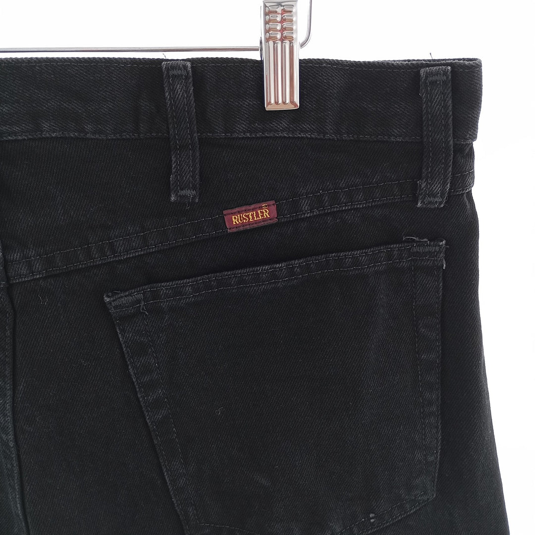 RUSTLER Black Denim Straight Denim Pants Men's W36 equivalent /eaa403651