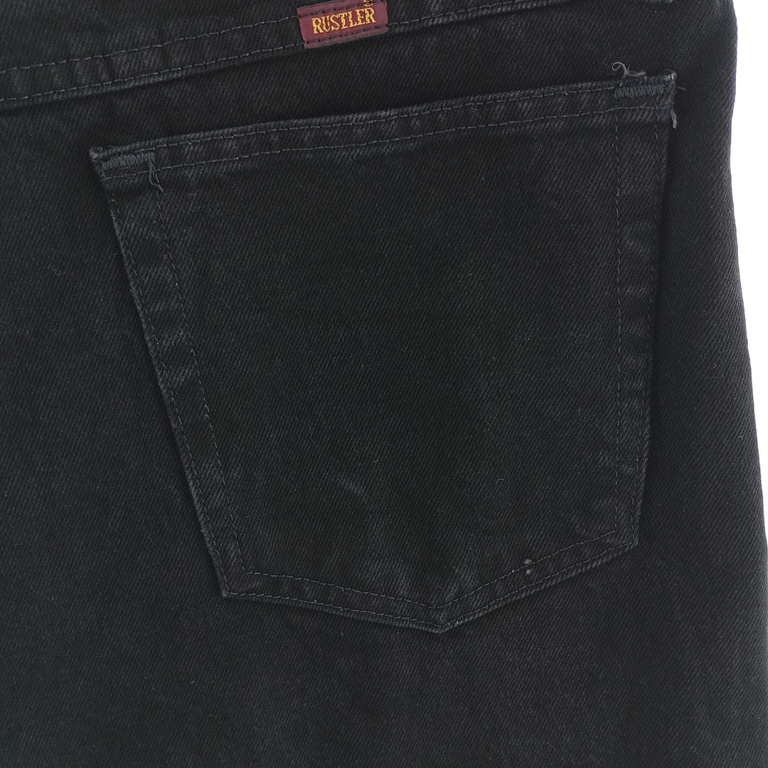 RUSTLER Black Denim Straight Denim Pants Men's W36 equivalent /eaa403651