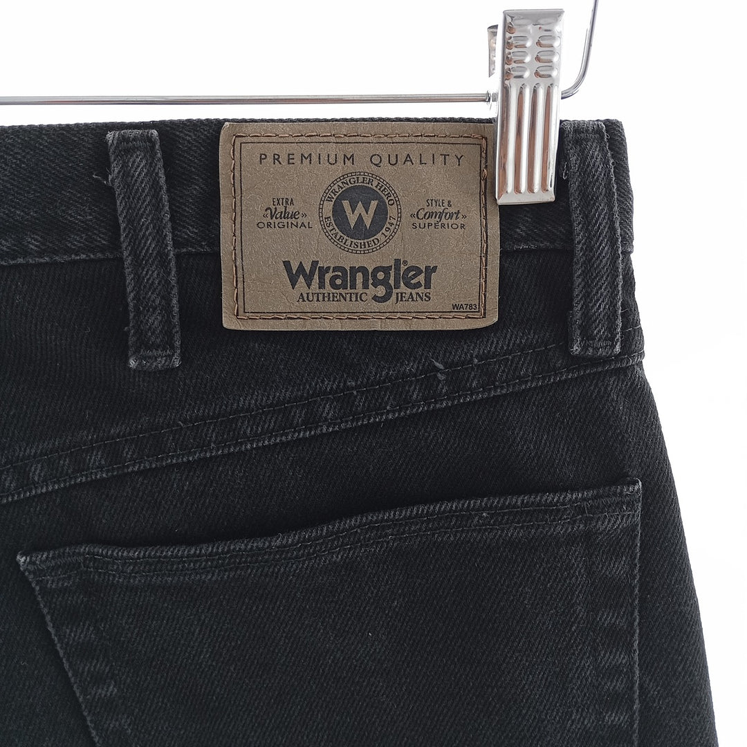 Wrangler Black Denim Tapered Denim Pants Men's W34 equivalent / eaa403660