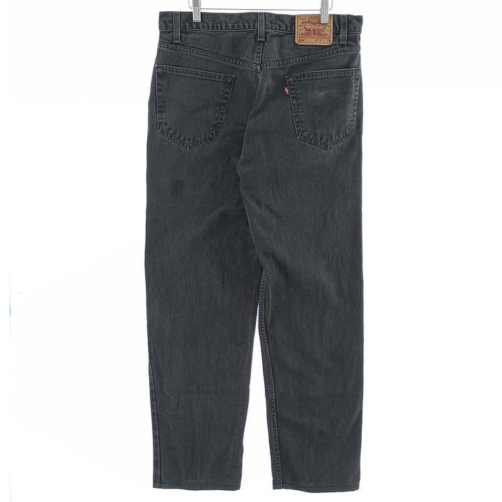 00'S Levi's 550 Relaxed Fit Black Denim Tapered Denim Pants Men's W34 equivalent / eaa403661