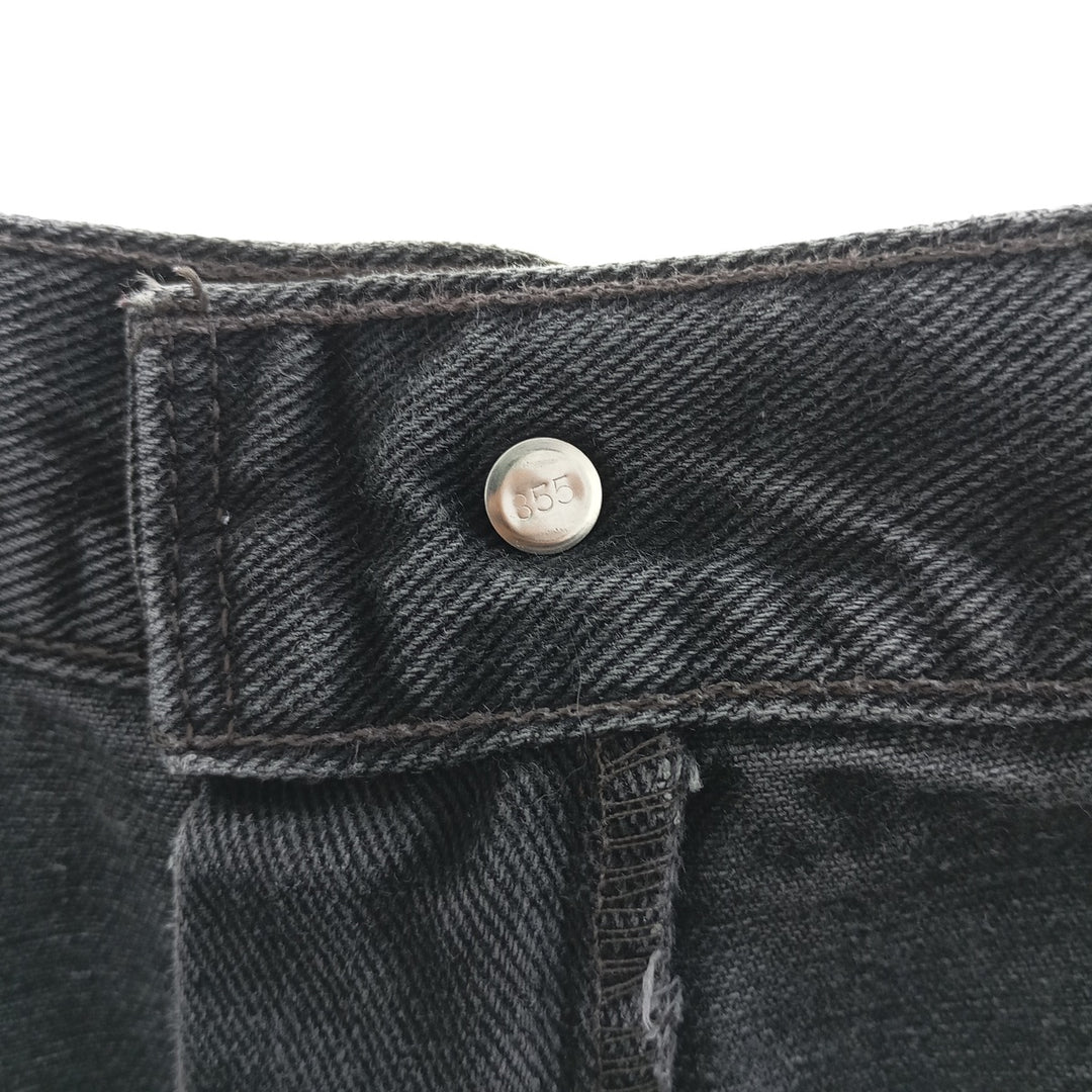 00'S Levi's 550 Relaxed Fit Black Denim Tapered Denim Pants Men's W34 equivalent / eaa403661