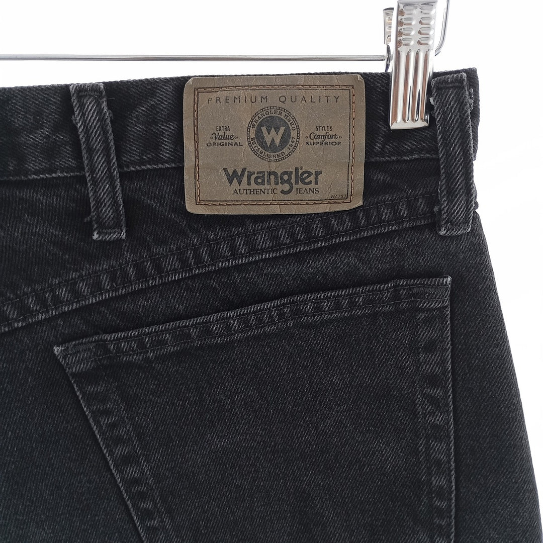 Wrangler Black Denim Straight Denim Pants Men's W34 equivalent / eaa403679