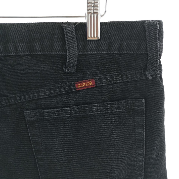 RUSTLER Black Denim Straight Denim Pants Men's W36 equivalent /eaa403684