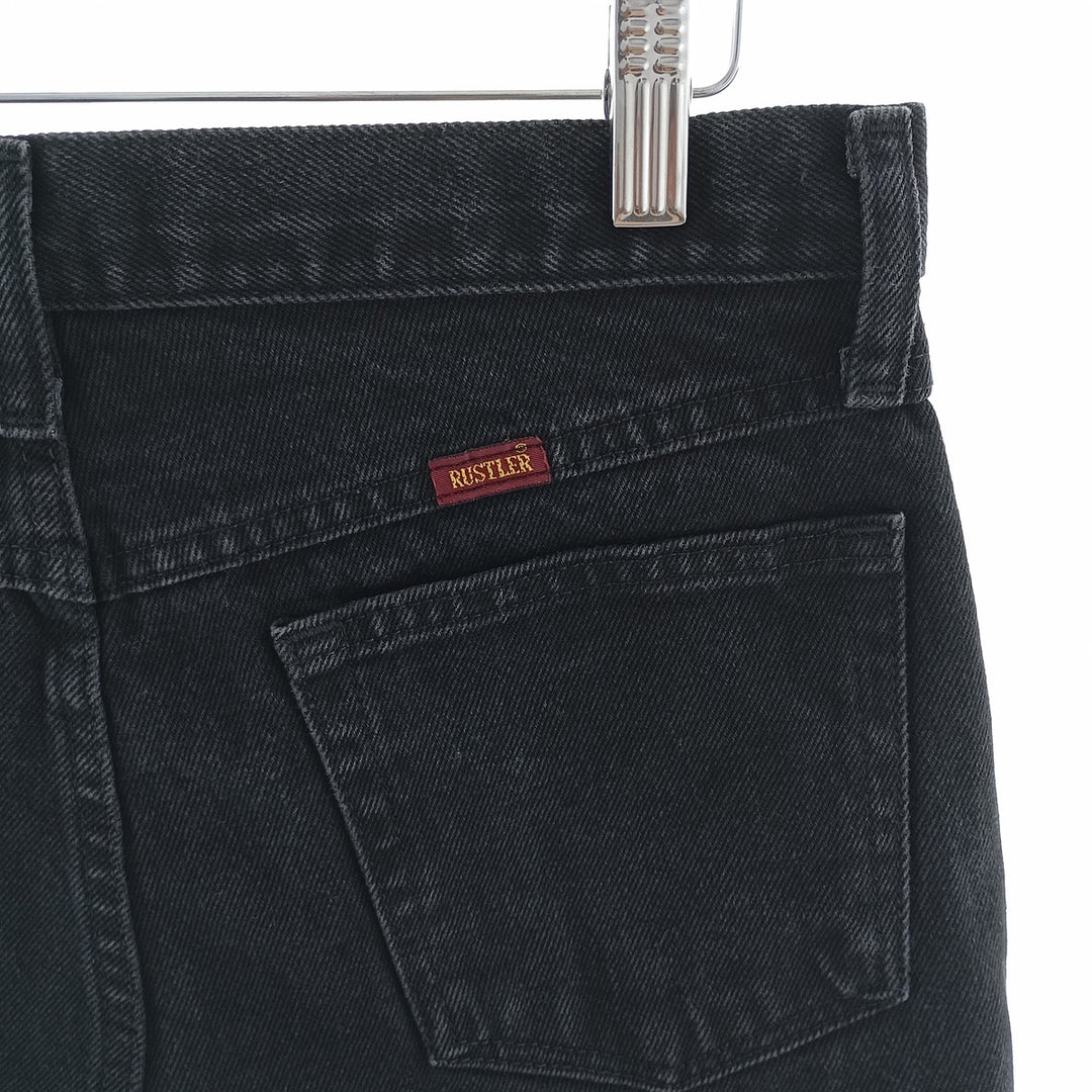 RUSTLER Black Denim Straight Denim Pants Men's W31 equivalent / eaa403688