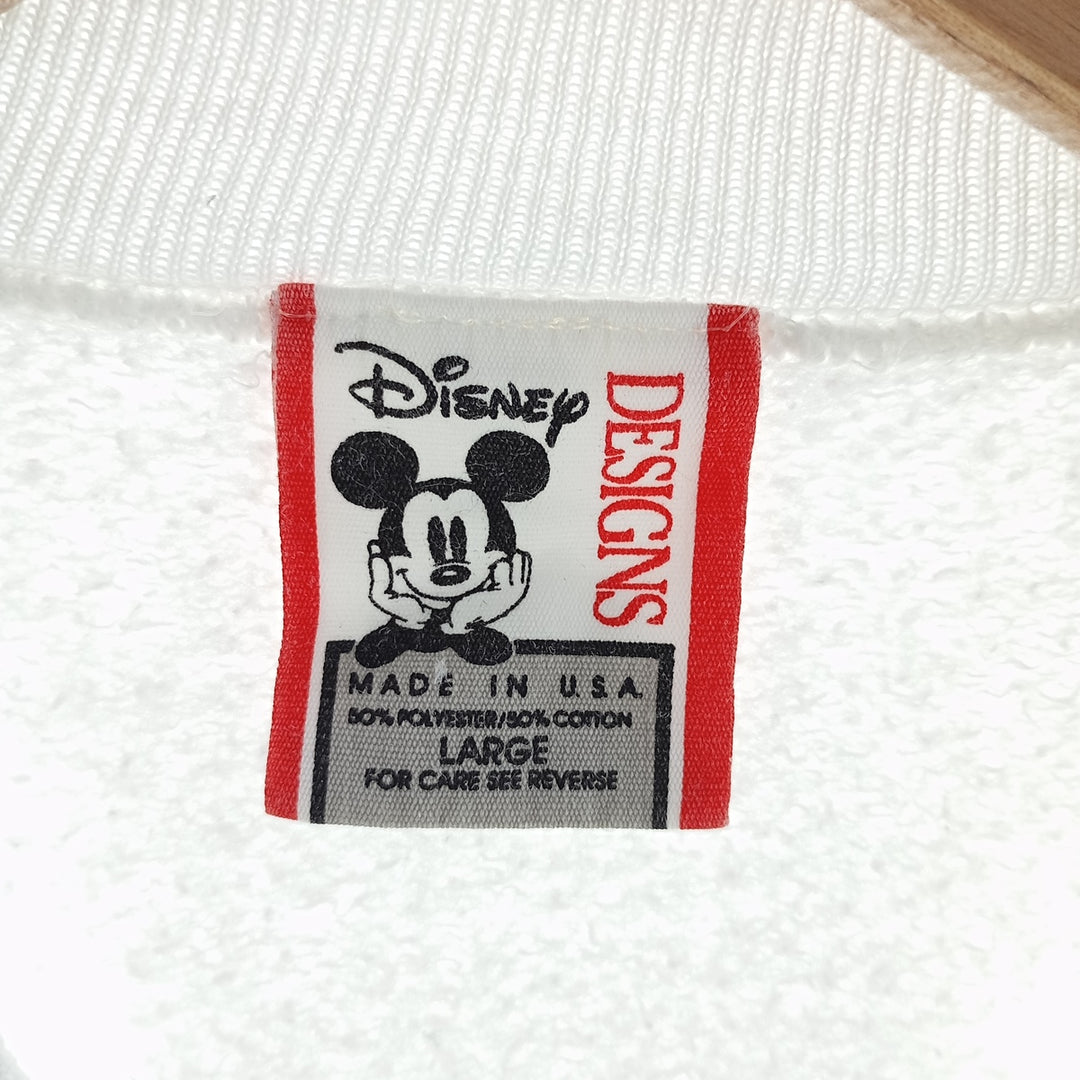 90'S Disney Mickey Mouse character sweatshirt, made in USA, men's size L, vintage /eaa403692