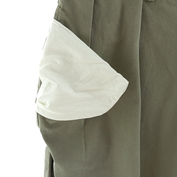 Ralph Lauren POLO by Ralph Lauren ANDREW PANT Two-pleat chino pants for men, equivalent to W34 cotton Khaki type Vintage Second Hand