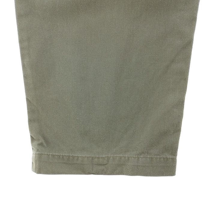 Ralph Lauren POLO by Ralph Lauren ANDREW PANT Two-pleat chino pants for men, equivalent to W34 cotton Khaki type Vintage Second Hand
