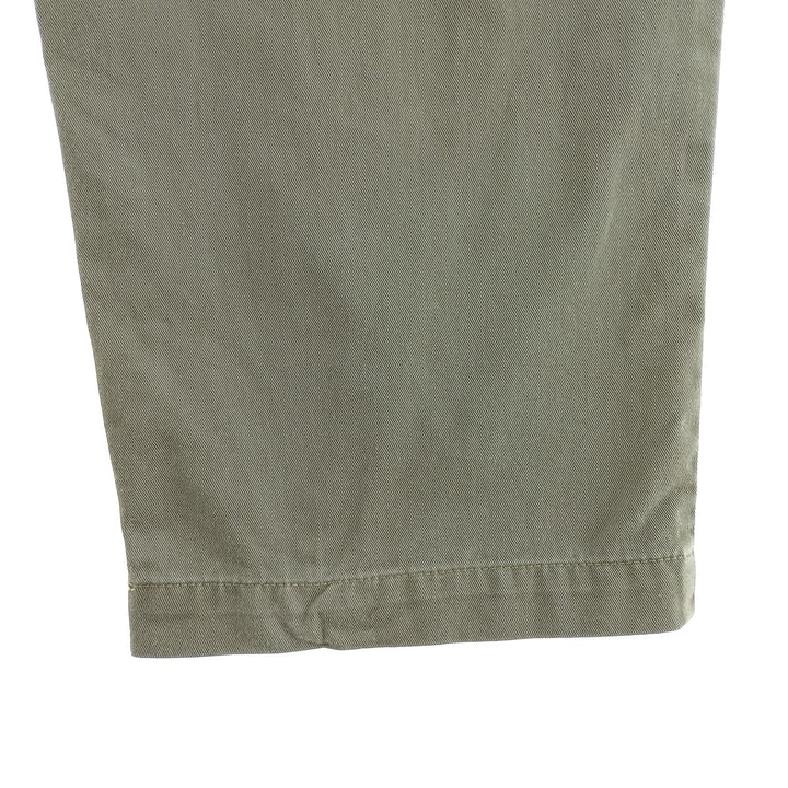 Ralph Lauren POLO by Ralph Lauren ANDREW PANT Two-pleat chino pants for men, equivalent to W34 cotton Khaki type Vintage Second Hand