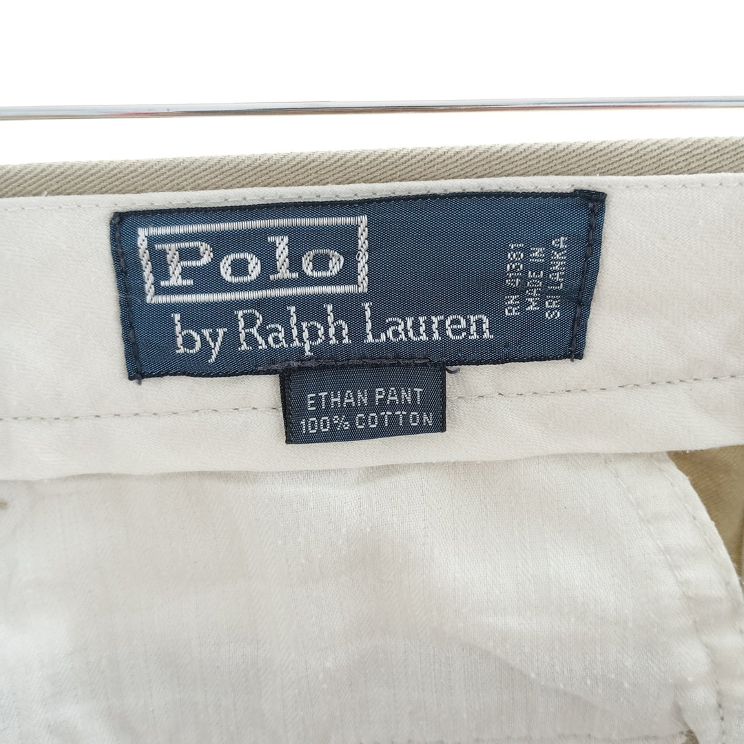 Ralph Lauren POLO by Ralph Lauren ETHAN PANT Two-pleat chino pants for men, size W33 / eaa403711