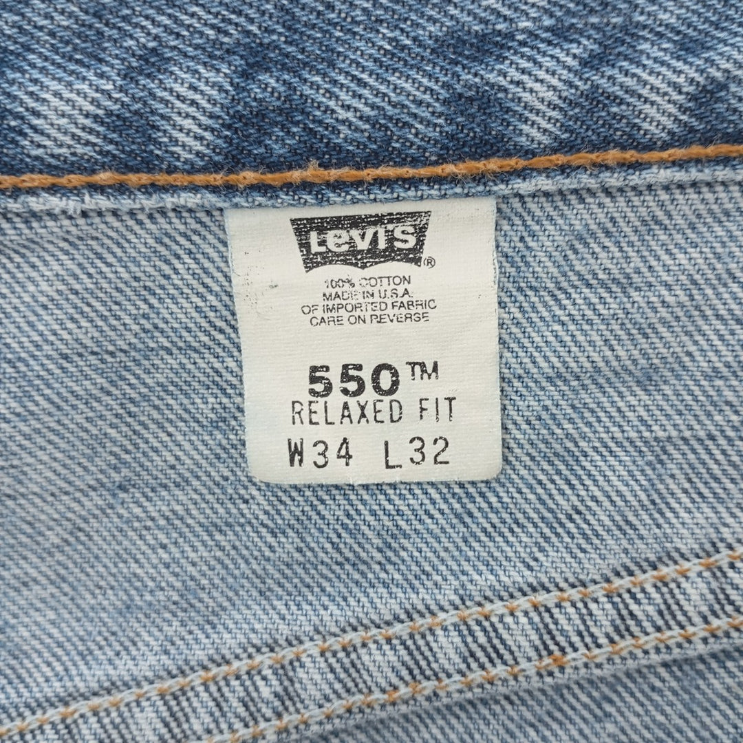 00'S Levi's 550 Relaxed Fit Tapered Denim Pants Made in USA Men's W33 equivalent / eaa403722