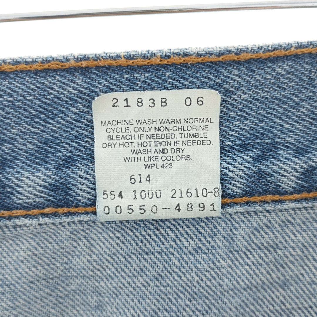 00'S Levi's 550 Relaxed Fit Tapered Denim Pants Made in USA Men's W33 equivalent / eaa403722