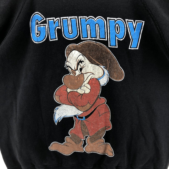 90'S Hanes Snow White Seven Dwarfs Grumpy Character Sweatshirt Trainer Made in USA Men's L size /eaa403736