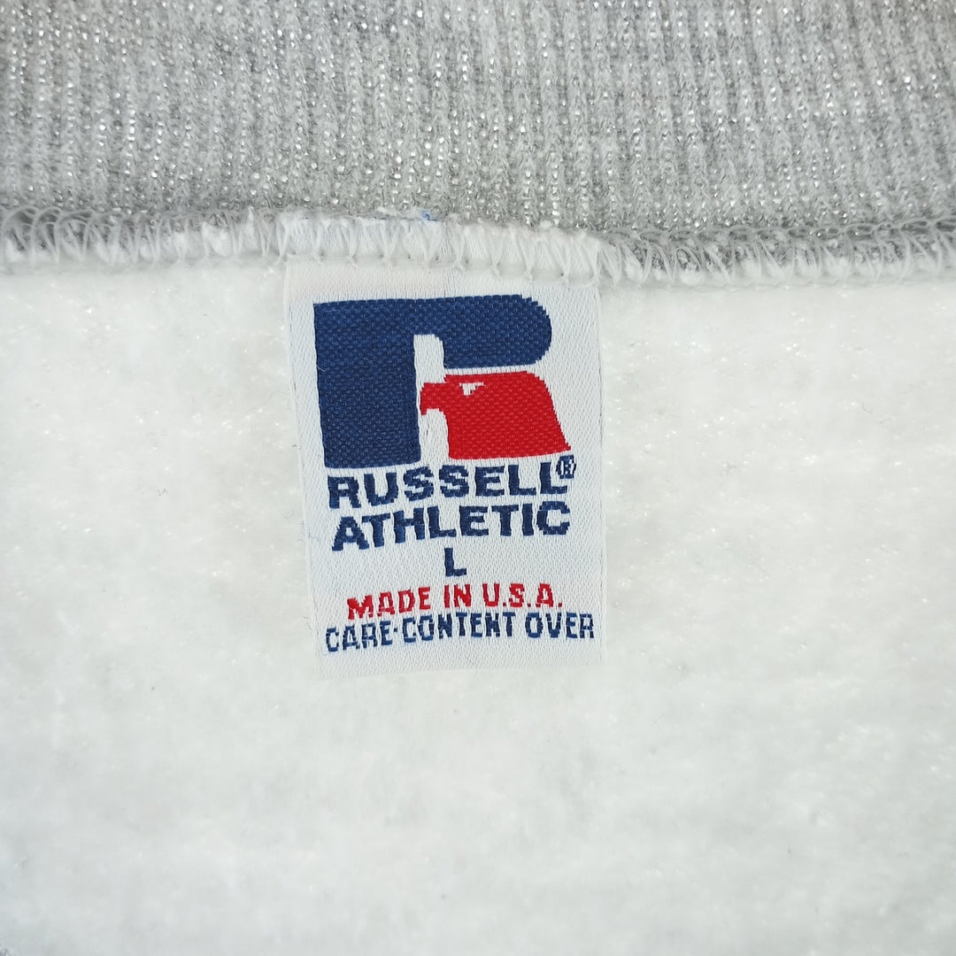 90'S Russell plain blank sweatshirt, made in USA, men's size L, vintage / eaa403738