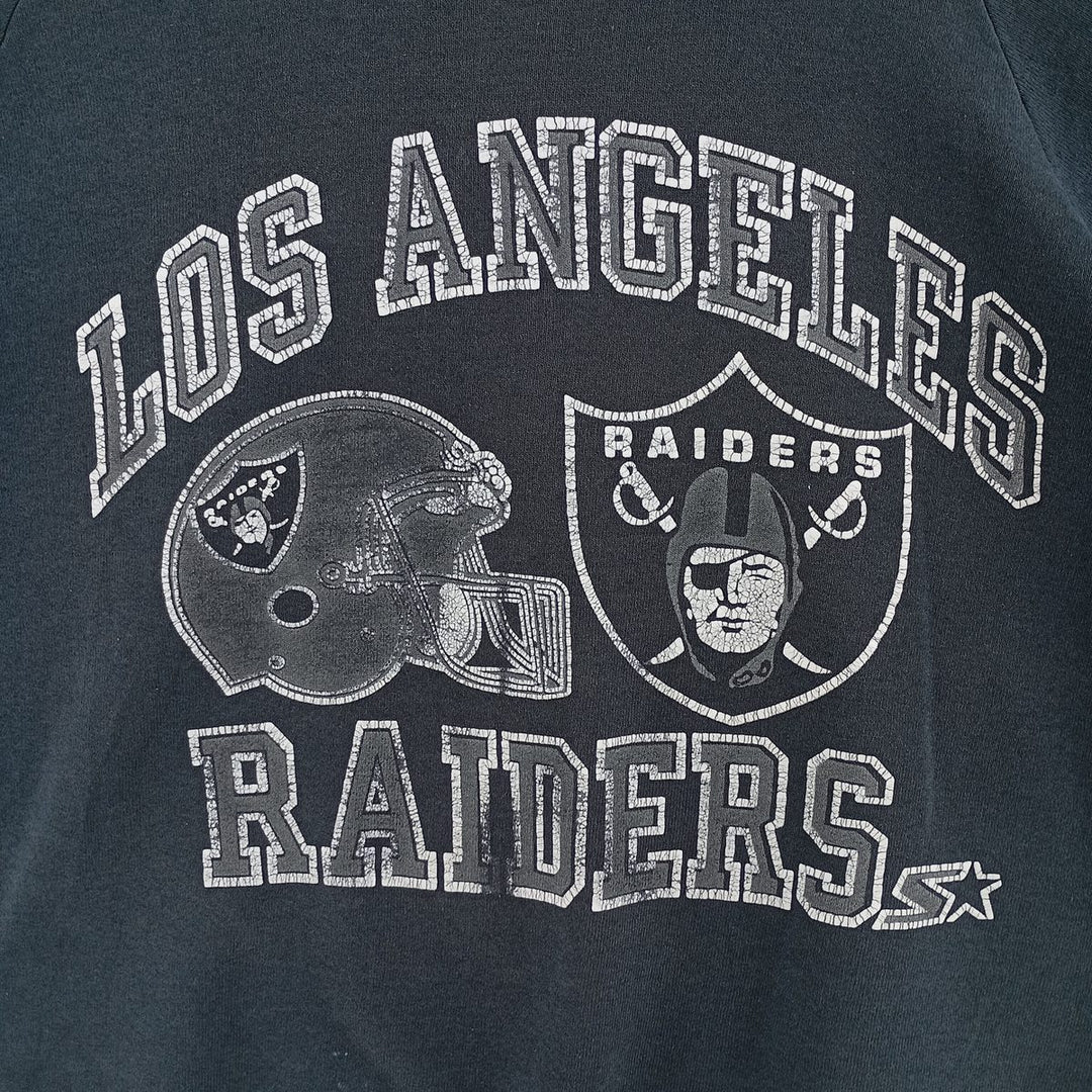 NFL LOS ANGELES RAIDERS Los Angeles Raiders Printed Sweatshirt, Made in USA, Men's L size /eaa403757