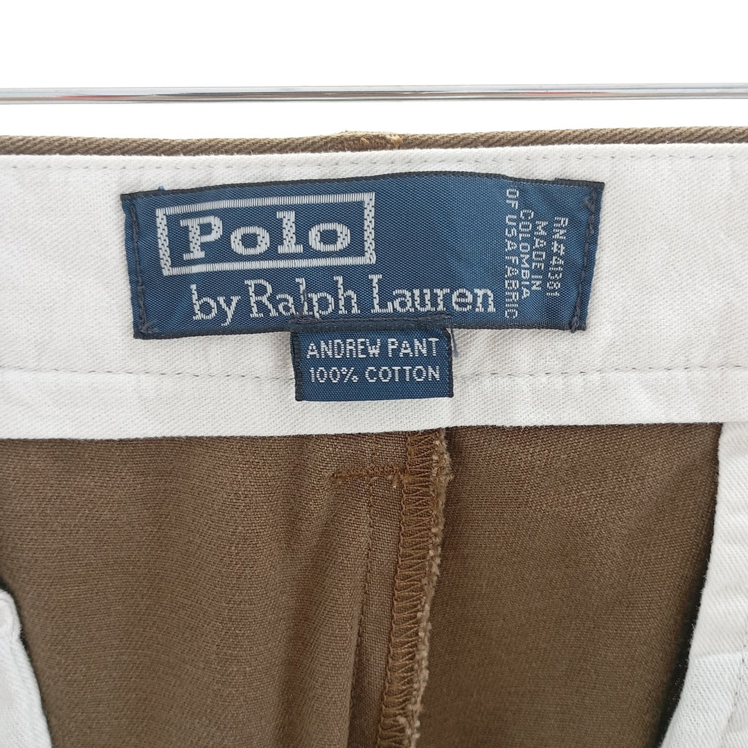 Ralph Lauren POLO by Ralph Lauren ANDREW PANT Two-pleat chino pants for men, size W33 / eaa403782