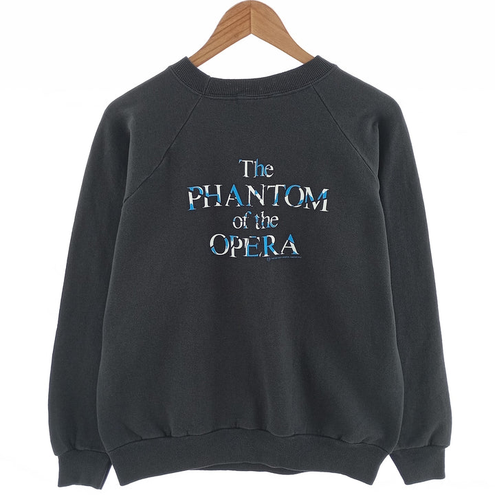 90s~00'S Hanes Phantom of the Opera Luminous Print Sweatshirt Trainer Men's M Size Vintage /eaa403793