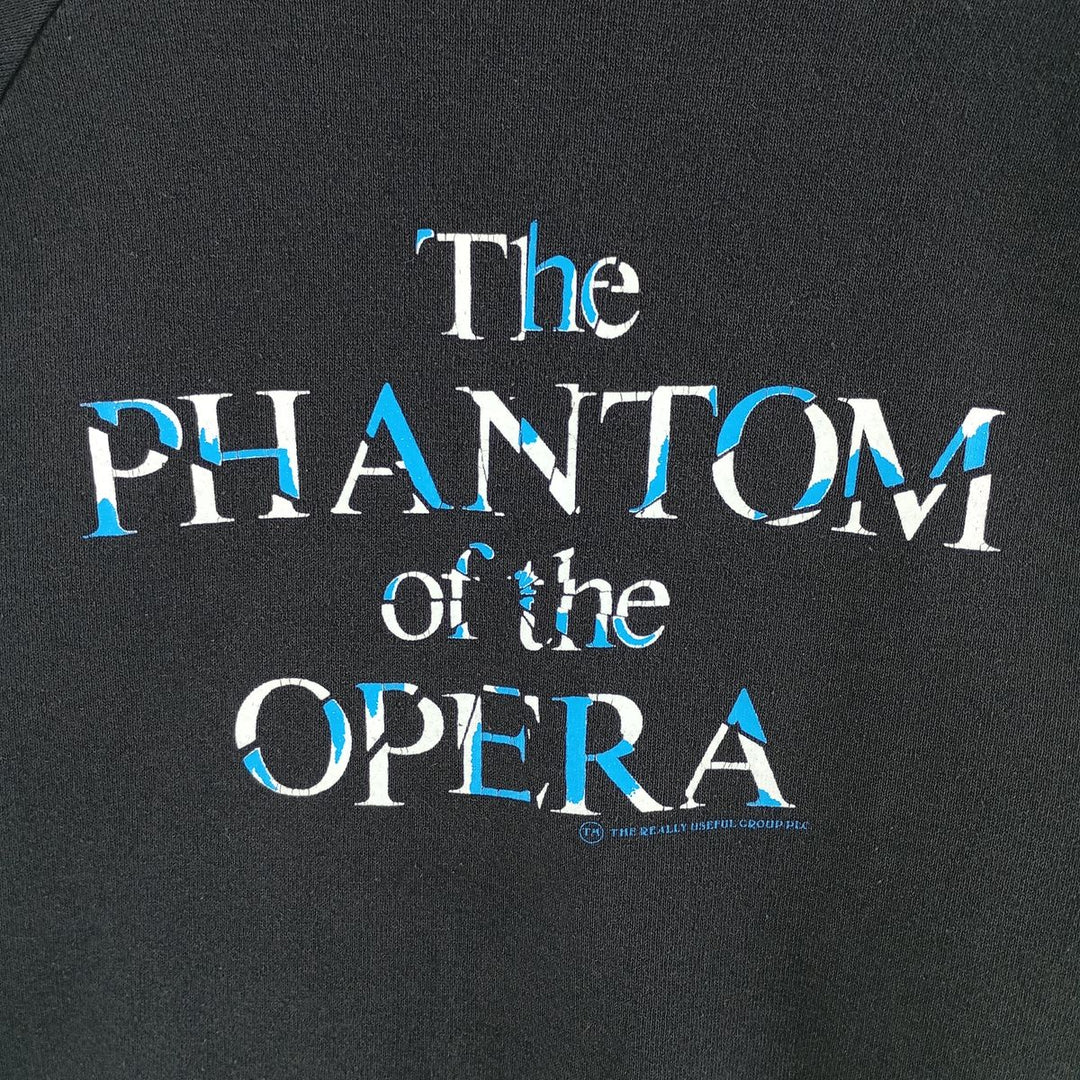 90s~00'S Hanes Phantom of the Opera Luminous Print Sweatshirt Trainer Men's M Size Vintage /eaa403793