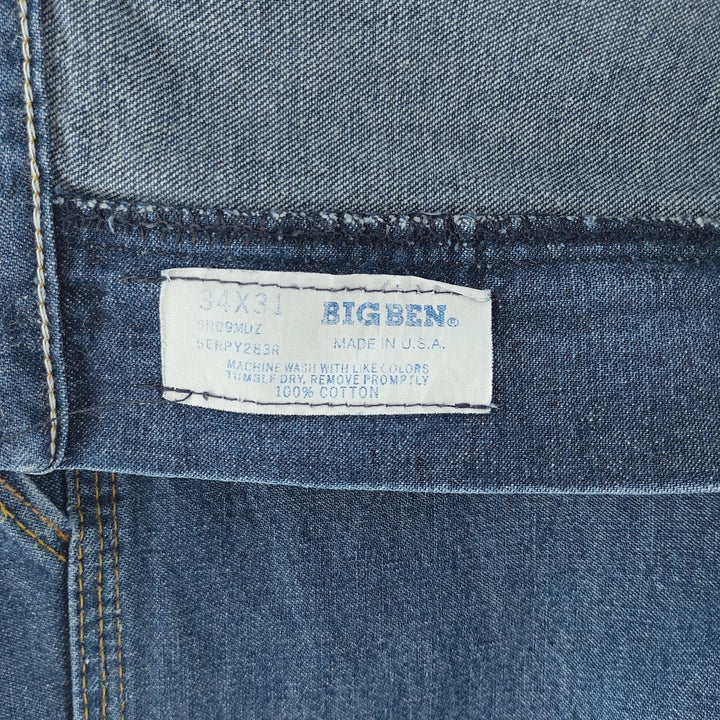 80'S Big Ben denim painter pants, made in USA, men's, w34 equivalent, vintage /eaa403798