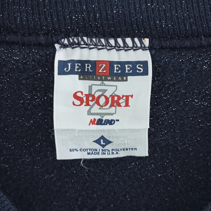 90'S Jerzees Plain Blank Sweatshirt Trainer Made in USA Men's Size L Vintage /eaa403808