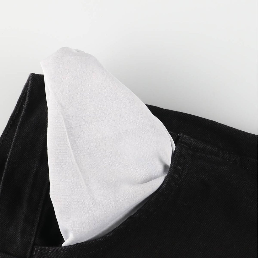 Rustler Black Denim Straight Denim Pants for Men, W36 cotton black type Vintage Second Hand