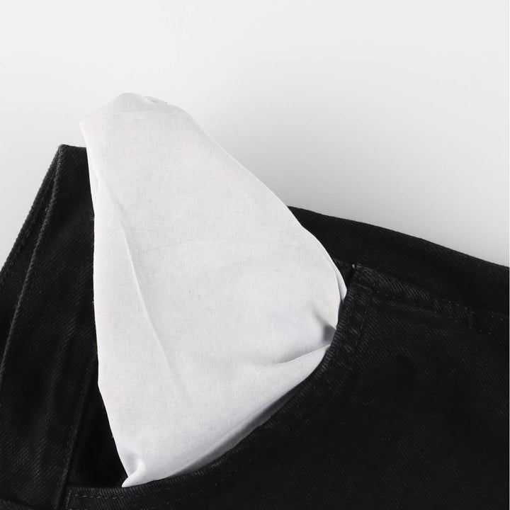Rustler Black Denim Straight Denim Pants for Men, W36 cotton black type Vintage Second Hand