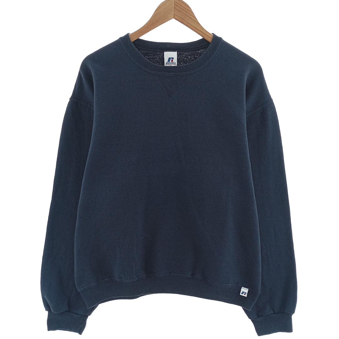 90'S Russell plain blank sweatshirt, sweatshirt, men's M size, vintage / eaa403822