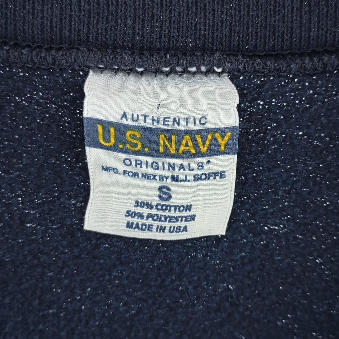 USNAVY Printed Sweatshirt Trainer Made in USA Men's S size /eaa403825