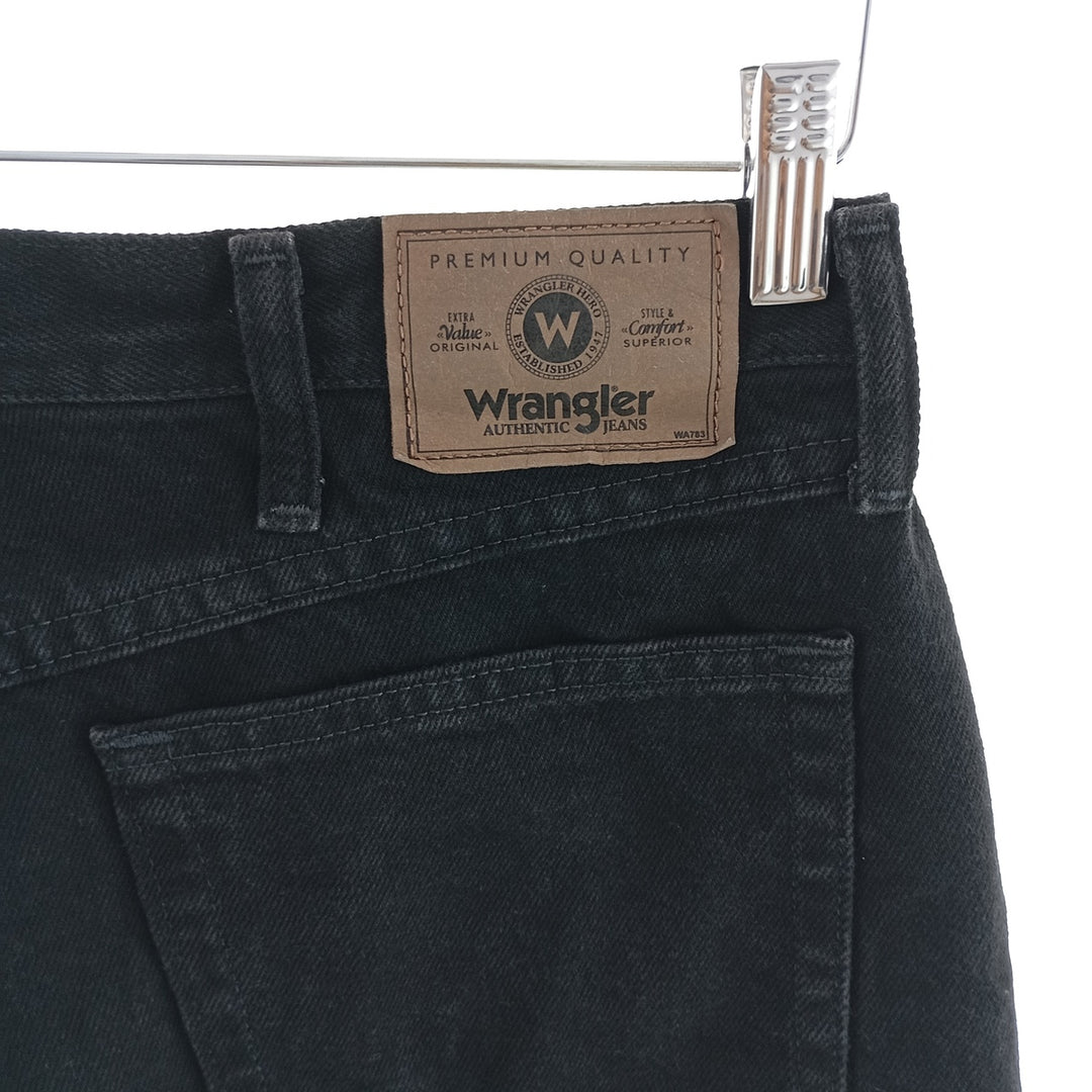 00'S Wrangler Black Denim Straight Denim Pants Men's W35 equivalent / eaa403859