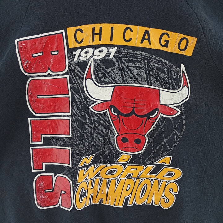 NBA CHICAGO BULLS Chicago Bulls Printed Sweatshirt Trainer Men's L Size Vintage / eaa403867