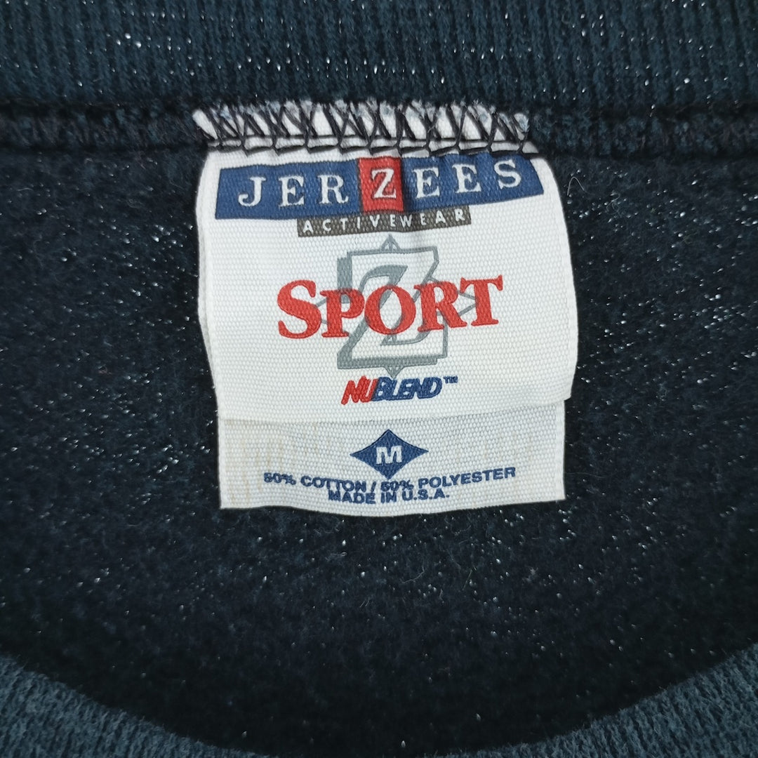 90'S Jerzees SPORT plain blank sweatshirt, sweatshirt, made in USA, men's size M, vintage /eaa403871