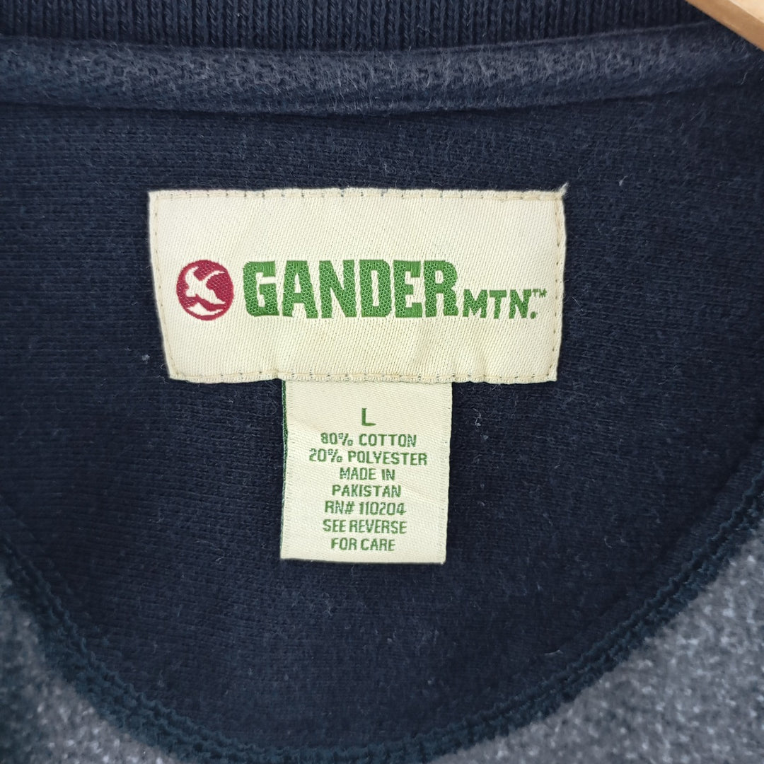 GANDER plain blank sweatshirt, trainer, men's size L /eaa403875