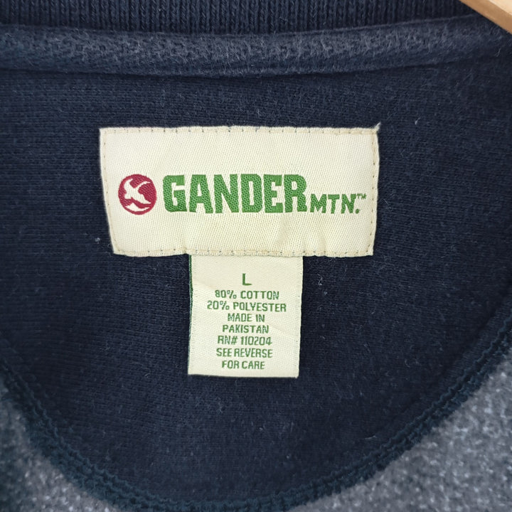 GANDER plain blank sweatshirt, trainer, men's size L /eaa403875