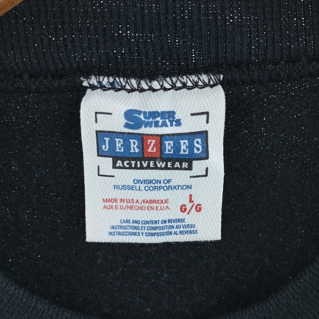 90'S Jerzees Plain Blank Sweatshirt Trainer Made in USA Men's L Size Vintage /eaa403899