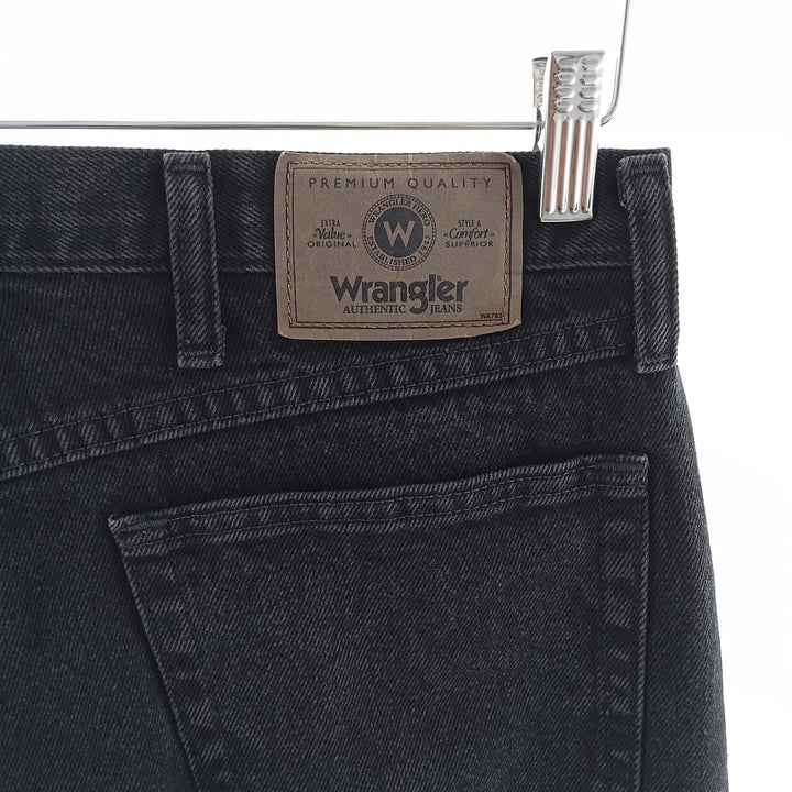 Wrangler RELAXED FIT Black Denim Straight Denim Pants Men's W36 / eaa403900