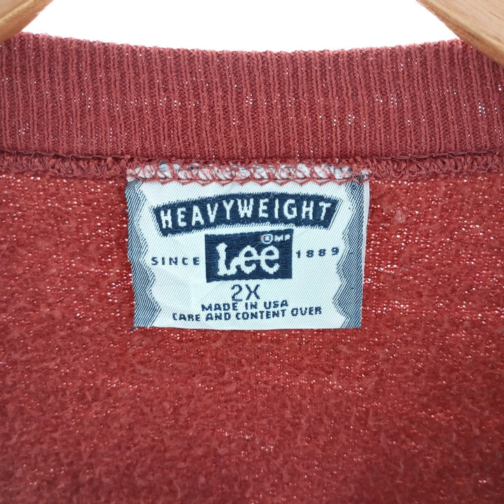 90'S Lee Heavyweight Plain Blank Sweatshirt Hoodie Made in USA Men's XXL Vintage /eaa403903