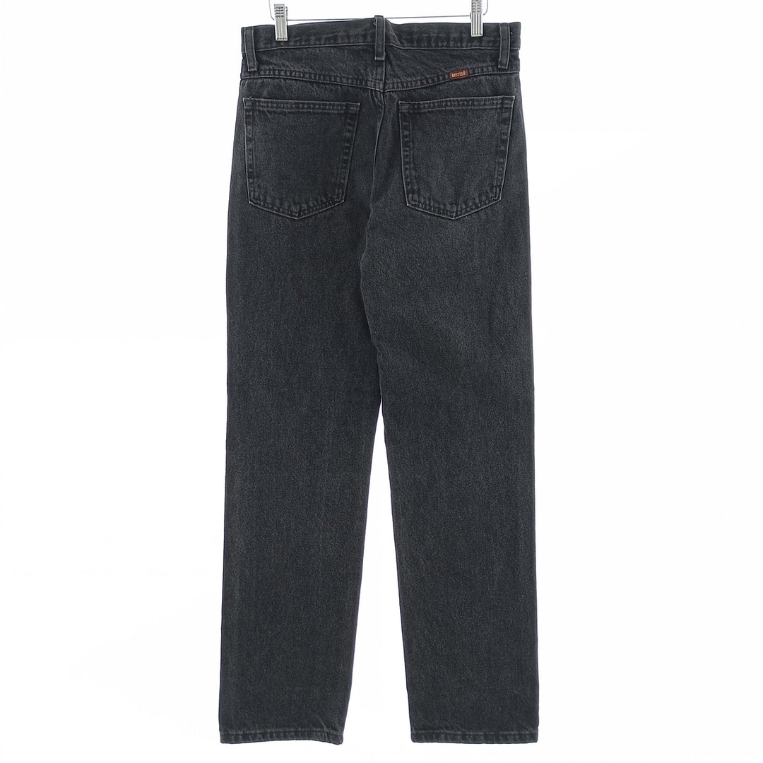 Rustler Black Denim Straight Denim Pants for Men, W32 equivalent / eaa403906