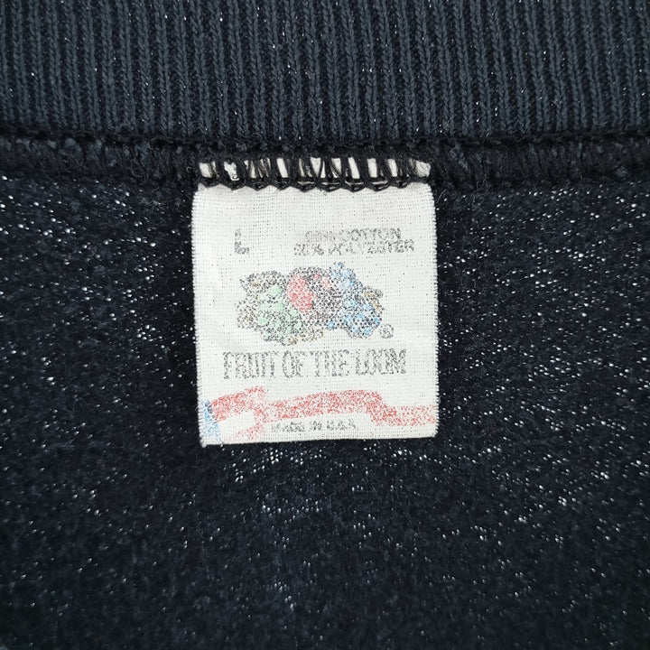 Vintage 80'S Fruit of the Loom print sweatshirt, made in the USA, size L for men, eaa403907