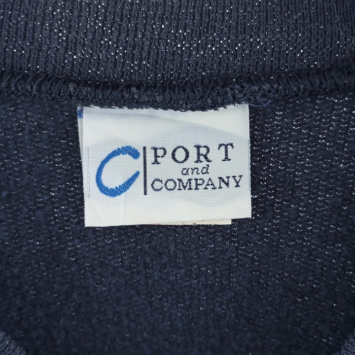 PORT and COMPANY College Sweatshirt, Men's L Size, Vintage / eaa403910