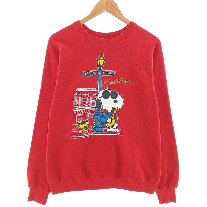 80'S Artex Snoopy character sweatshirt, made in USA, men's size L, vintage / eaa403919